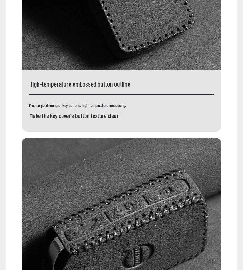 Чехол для ключа Volvo XC60/S90/XC40/XC90 для мужчин и женщин – Премиальный чехол с пряжкой и высококачественной веревкой