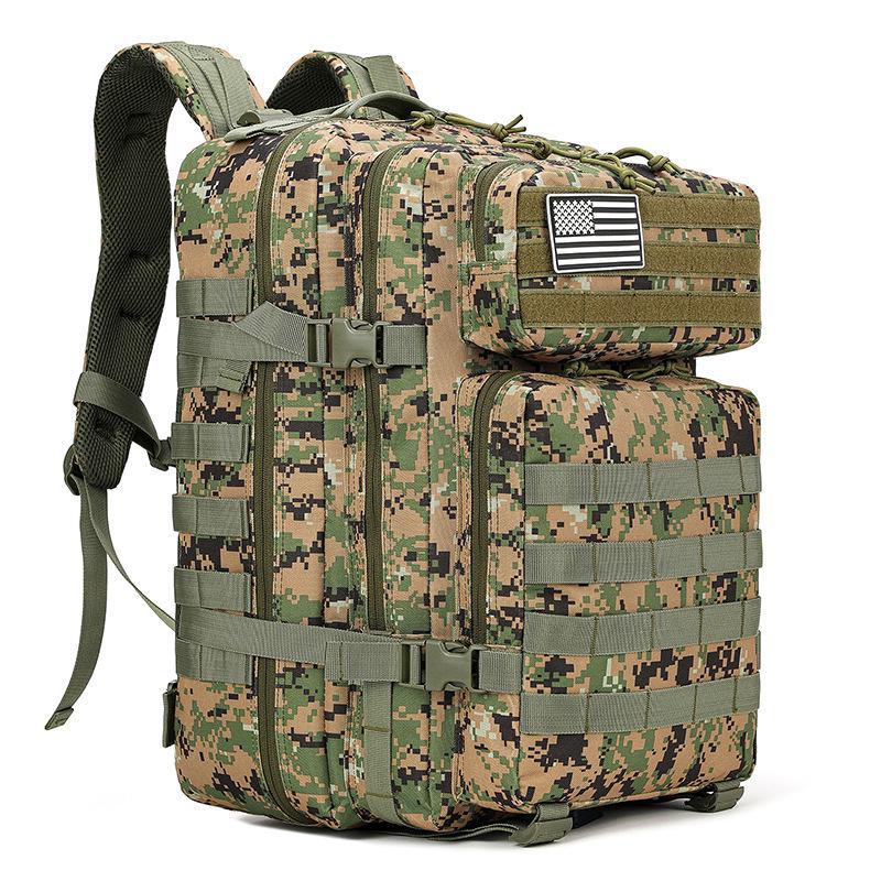 Men's 45L Waterproof Outdoor Tactical Backpack - Large Capacity for Sports & Travel
