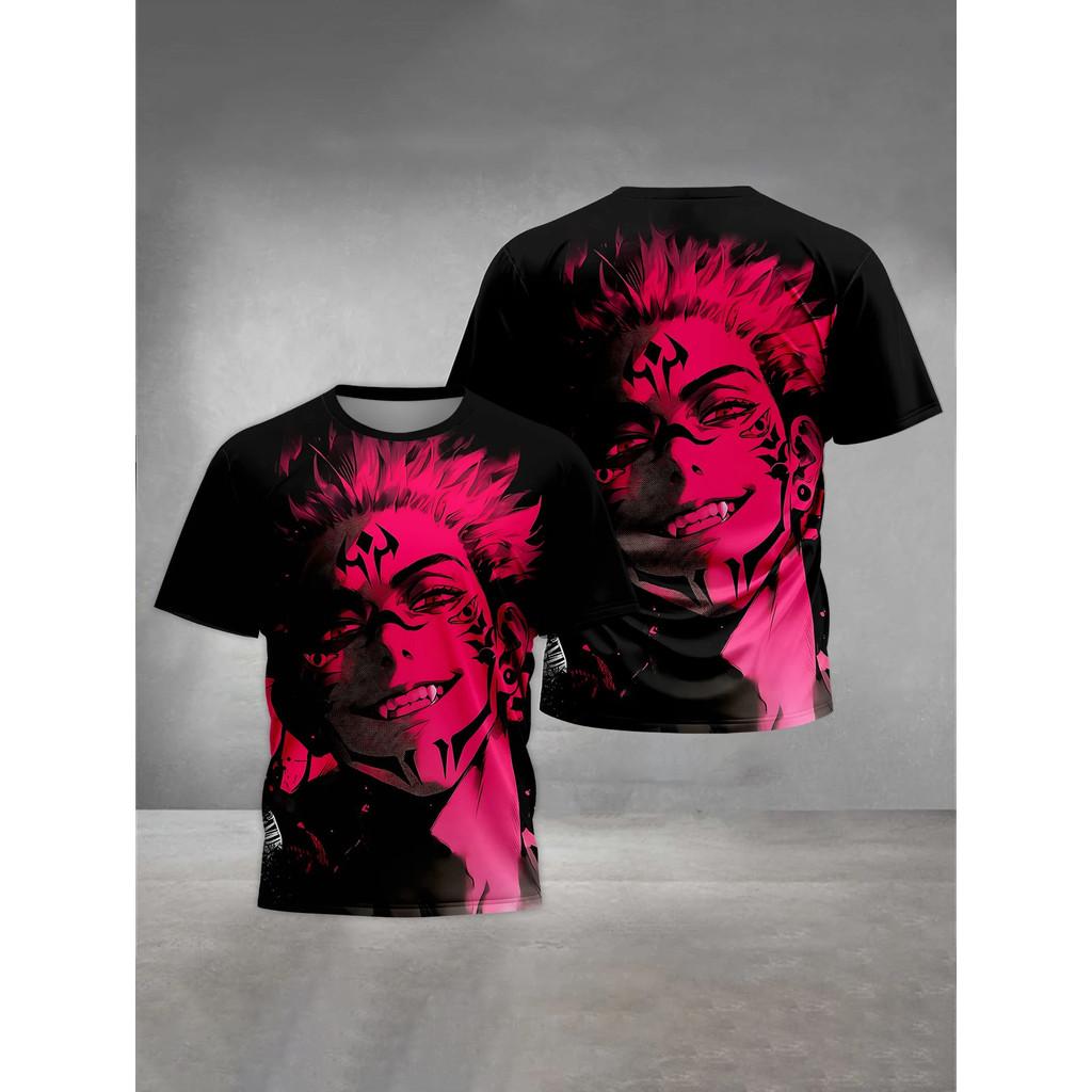 Summer Boys' T-Shirt Jujutsu Kaisen Satoru Gojo 3D Printed Short Sleeved Children'S Top