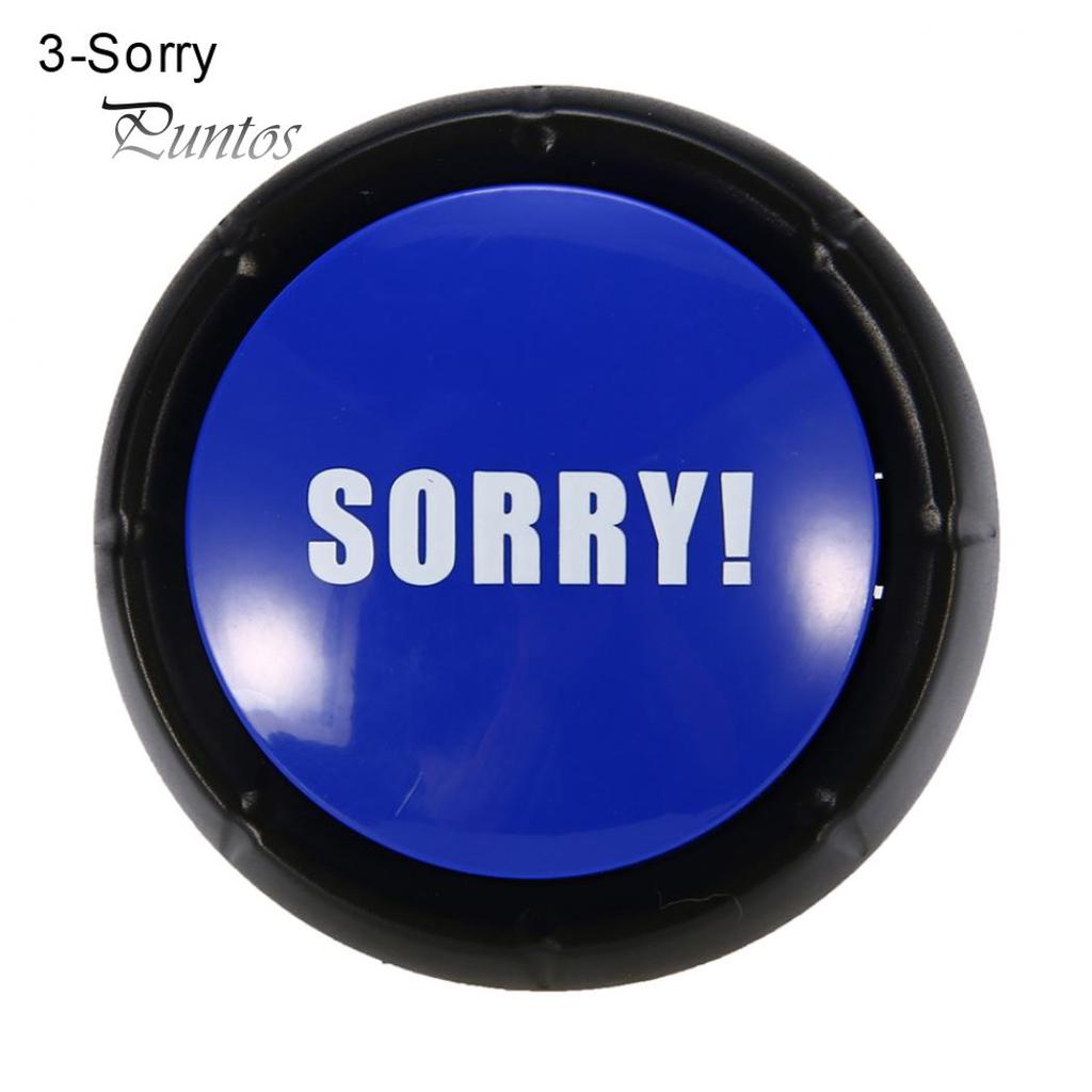 Bullshit Maybe No Sorry Yes Sound Talking Button Home Office Party Funny Gag Toy