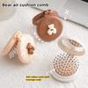 Милый медведь воздушная подушка расческа складное зеркало портативный массаж щетка для волос мини косметическое зеркало Ins стиль