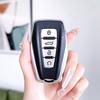 Чехол-накладка из ТПУ кожи для смарт-ключа автомобиля для Geely Emgrand Global Hawk GX7 Coolray X6 X7, защитный держатель для брелока, аксессуары