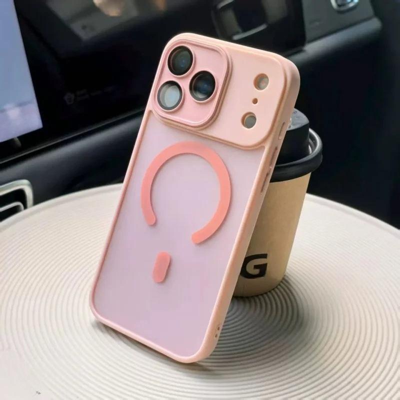 Matte Translunt Lens Protect Magsafe Phone Case For iPhone 17 17 Air 17Pro 17 Pro Max Magnetic Wireless Charge Cover
