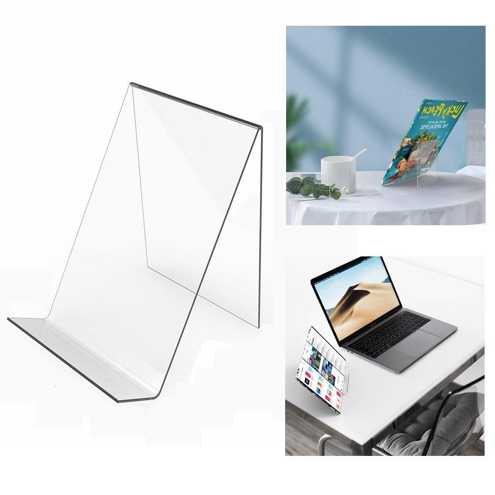Clear Easel Display Stand 6 X 4inch Tablet Holder Fashion Book Shelf  Artworks