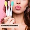 6Pcs/Set Silicone Pore Cleaning Brush Portable Travel Double-Sided Exfoliating Lip Nose Blackhead Removal Facial Cleaner Brush