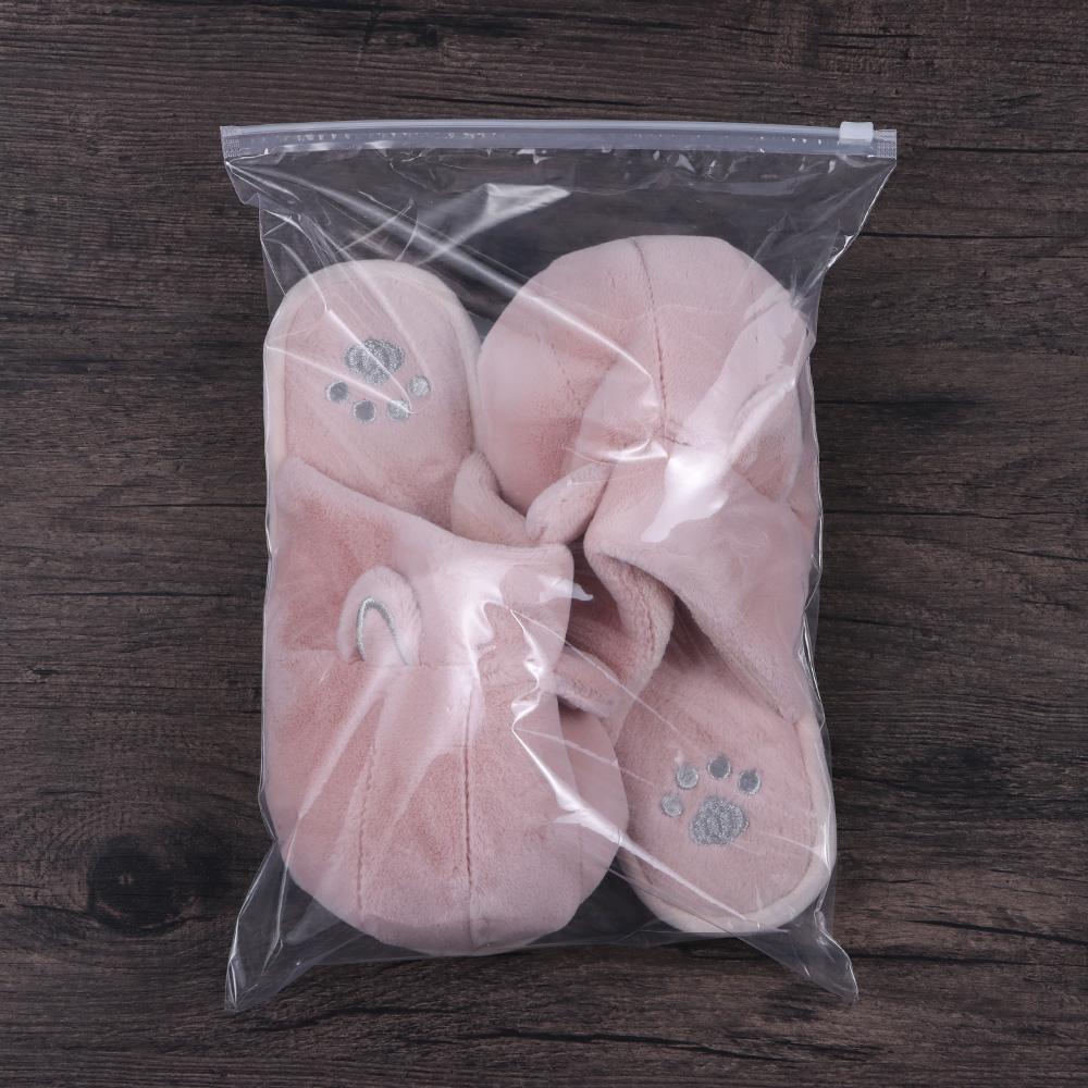 5 шт. Портативный водонепроницаемый тканевый органайзер Прозрачный прозрачный чехол для хранения Застежка-молния Пластиковый пакет