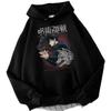 Harajuku Anime Jujutsu Kaisen Clothing Fushiguro Megumi Graphic Printed Hooded Men Women Casual Hoodies Unisex Loose Sweatshirt