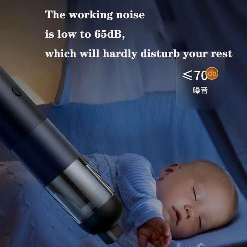 Беспроводные мини-ручные автомобильные пылесосы120 Вт 20000 Па Мощное всасывание Влажная и сухая портативные инструменты для уборки автомобиля