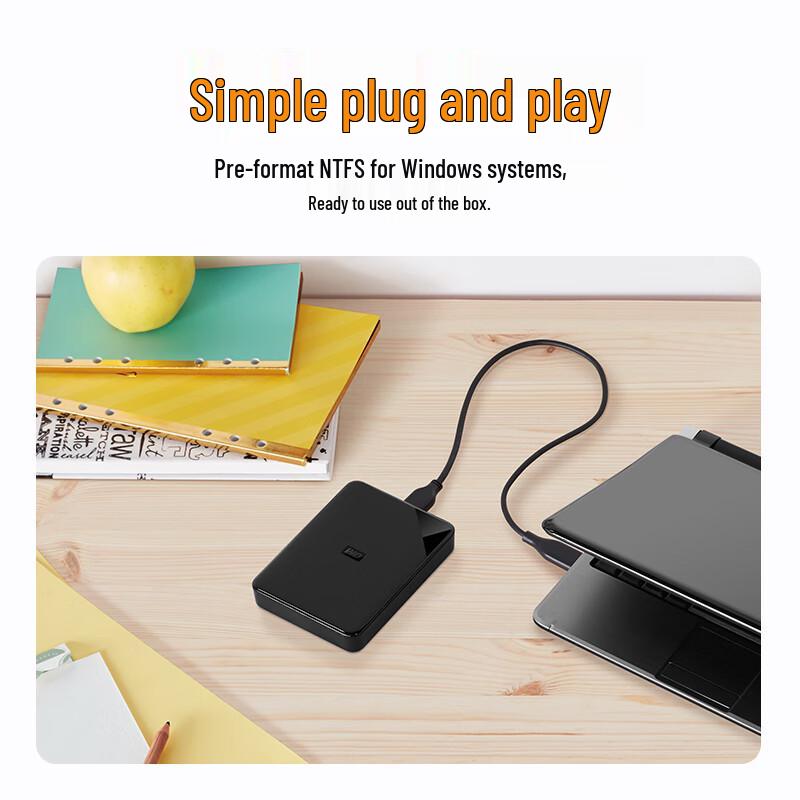 WD Портативный внешний жесткий диск серии SE