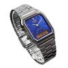CASIO Ана-Цифровые Кварцевые Наручные Часы Серия Vintage AQ-230GG-2A Унисекс Двойное Время Синие Зарубежная Модель