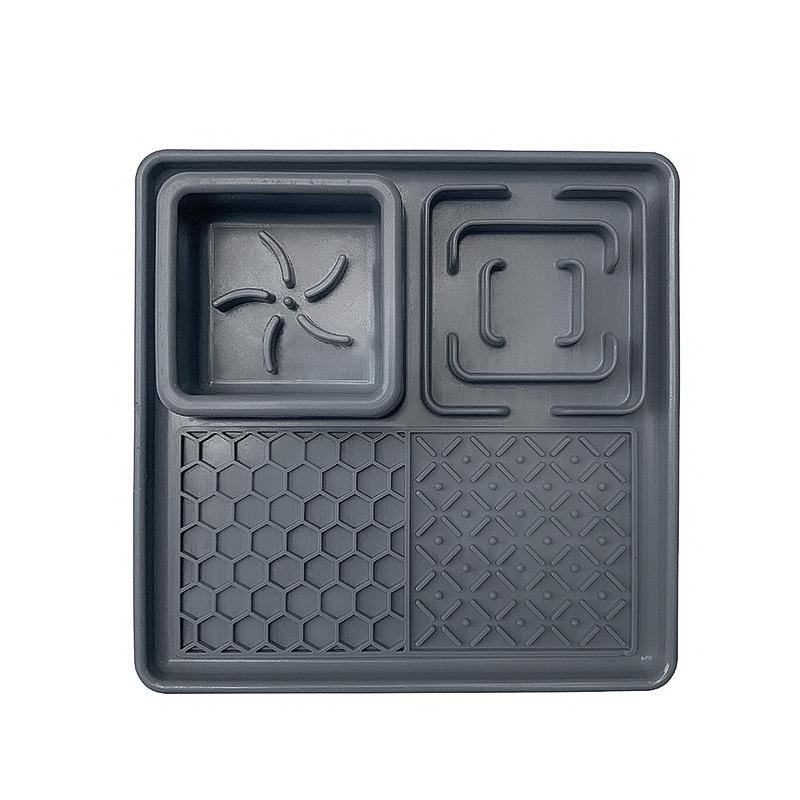 Силиконовый противоскользящий водонепроницаемый коврик для кормления питомцев - Легко чистить, медленная кормушка, герметичный для кошек и собак