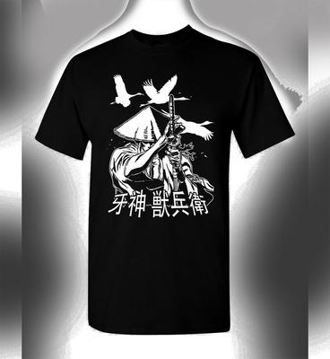 Футболка Ninja Scroll с изображением Дзюбэя Кибагами Классическое аниме манга Унисекс Мужские Женские Размеры
