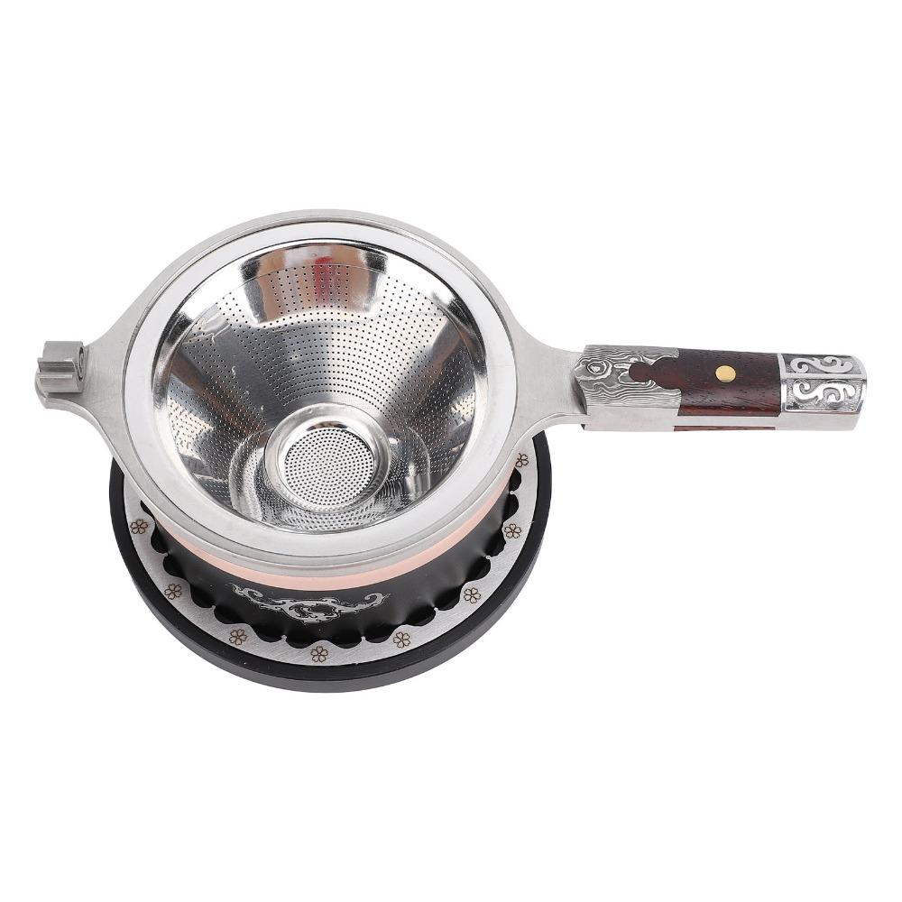 Reusable Tea Filter Set 304 Stainless Steel Tea Brewing Funnel For Loose Leaf Tea