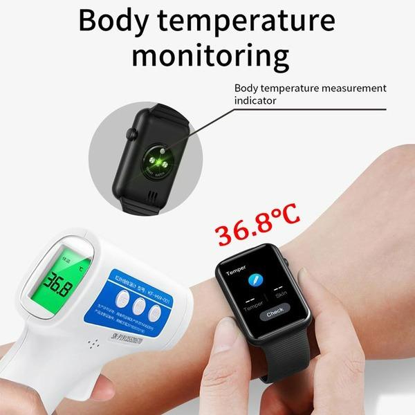 NORTH EDGE Смарт-часы H5, монитор артериального давления, температуры тела, Bluetooth-совместимый звонок, женский спортивный фитнес-трекер, ремешок