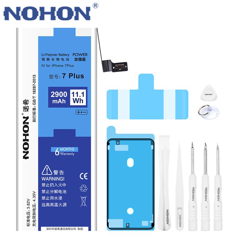NOHON Battery For iPhone 6 7 8 Plus X XR XS XSMAX 11 Pro Replacement Original Capacity Polymer Mobile Phone Battery