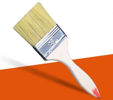 Paint brush hair brush soft fur cleaning brown hair brush barbecue waterproof household cleaning bristle paint brush