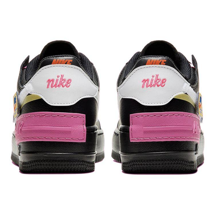 Nike Женские кроссовки Air Force 1 Shadow Cosmic Fuchsia Black Limelight White CU4743-001