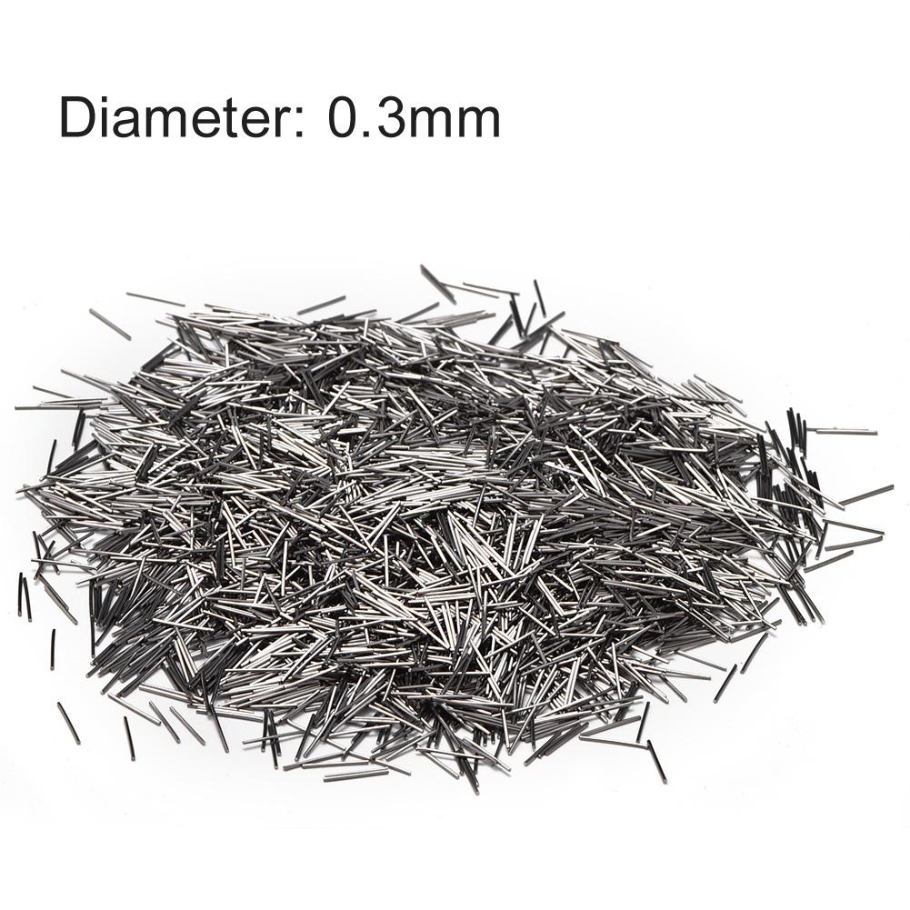 0.3mm 100g Stainless Steel Jewelry Polisher Finishing Pin Polishing Media Pins Magnetic Tumbler
