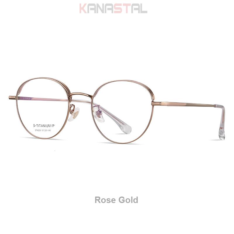 Очки для чтения по рецепту из чистого титана, мужские оптические линзы, очки для близорукости, женские очки с круглой оправой, блокирующие синий свет