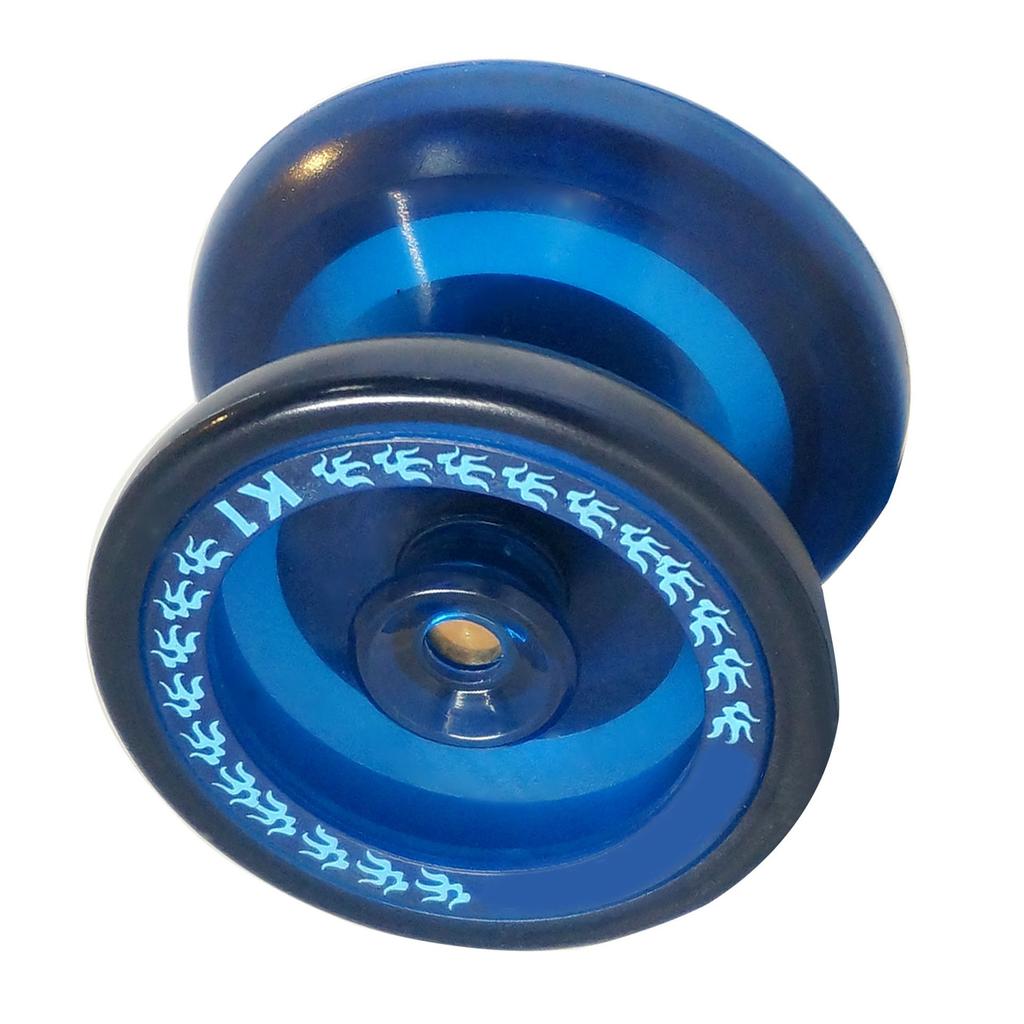 Yo Yo Ball Dark Blue Improve Hand Eye Coordination Plastic Yoyo Ball Toy for Daily Entertainment