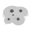 5Pcs Sealed Food Fresh Cover Anti-spill Tableware Pot Lid Universal Fresh Keeping Cover  Plates