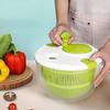 One Multi-Purpose Salad Dumper and Strainer - No Need To Recharge PP Manual Vegetable and Fruit Dumper with Strainer Basket for Easy Meal Prep!