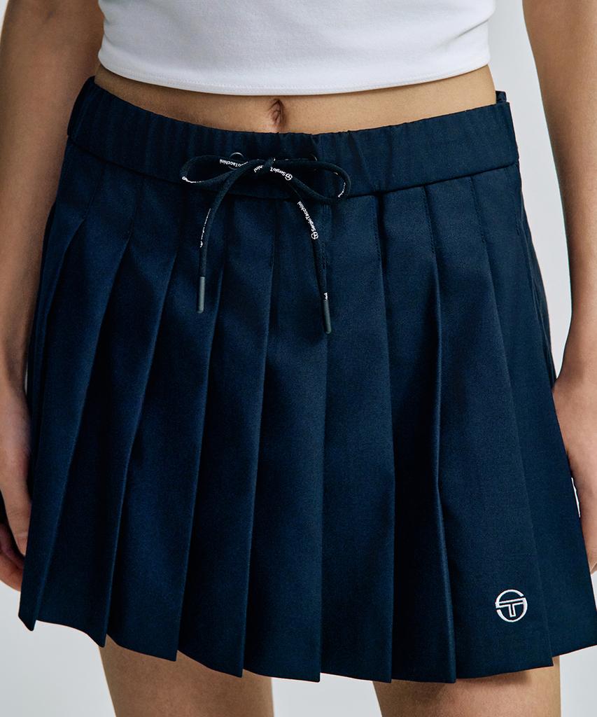 Женская классическая юбка SERGIO TACCHINI с завязками (военно-морской флот)
