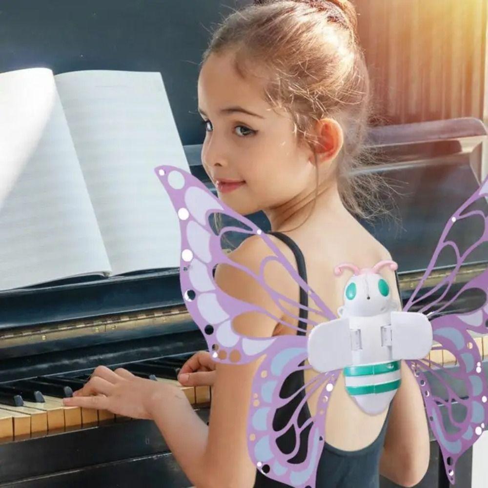 With Lights Moving Fairy Butterfly Wings Adjustable Strap Fairy Flying Toy  Party