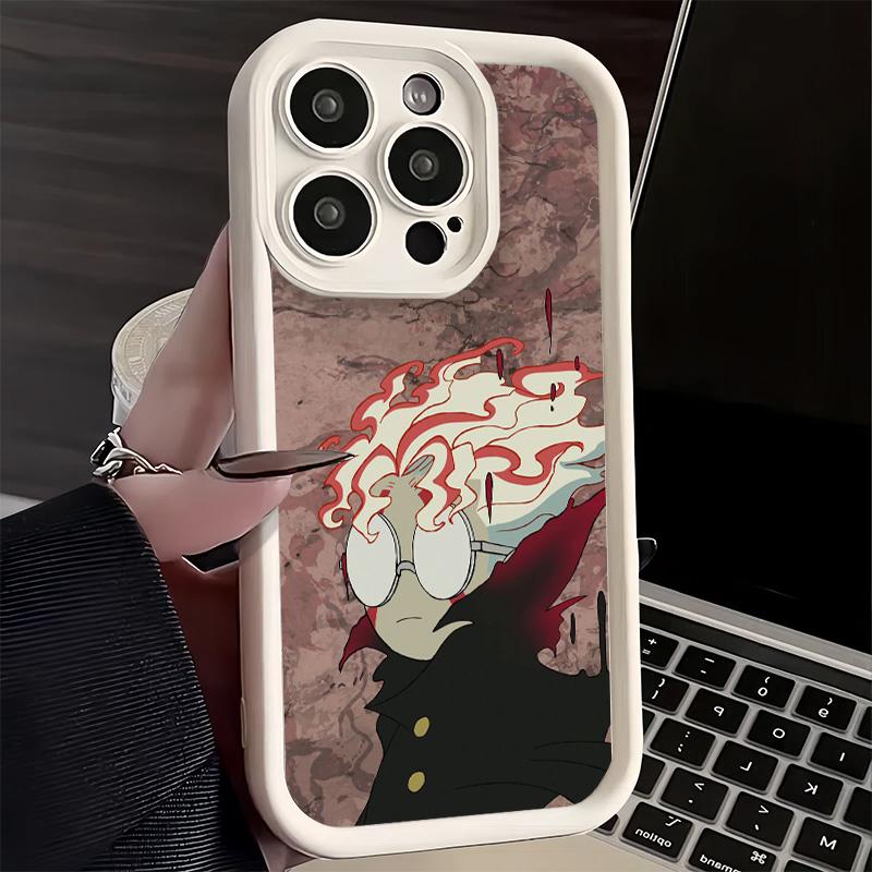 Чехол для телефона iPhone 17 Air 16E 15 16 Pro Max D-Dandadans O-Okarun Аниме Чехол 14 Plus 13 12 Mini Мягкий Силиконовый Fundas