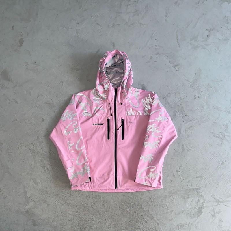 Mens Lightweight Waterproof Windproof Reflective Softshell Hooded Jacket Outdoor Streetwear