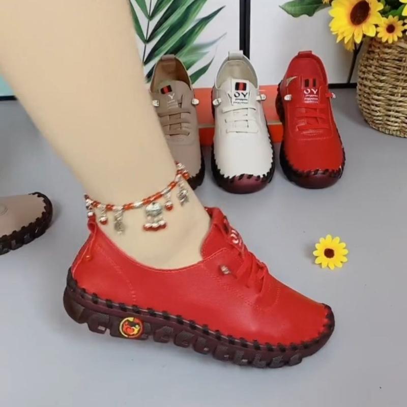 European and American Fashion Women's Shoes 2024 New Soft Sole Daily Durable Shallow Mouth Comfortable Versatile Single Shoes