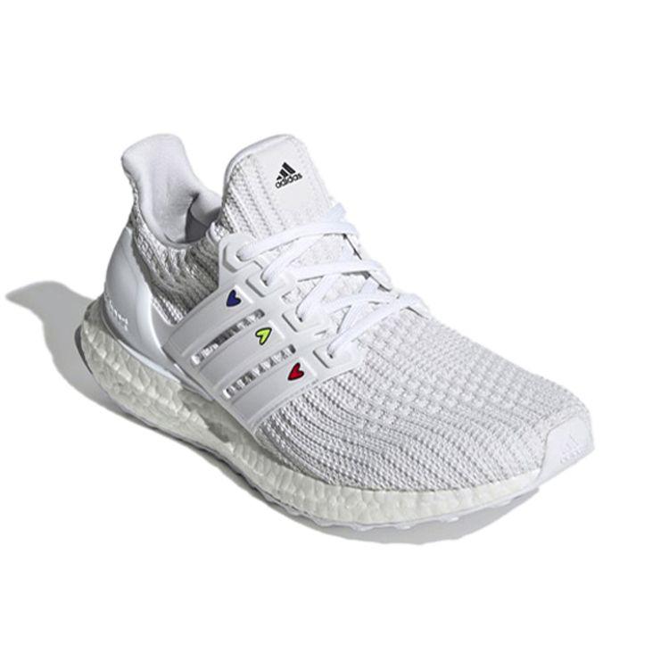 Adidas Женские кроссовки UltraBoost 4.0 DNA White Hearts Cloud-White Chalk-White Solar-Red GZ9232