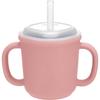 Edison Self Silicone Two-Handed Straw Cup 200ml, Pink, 1 Piece