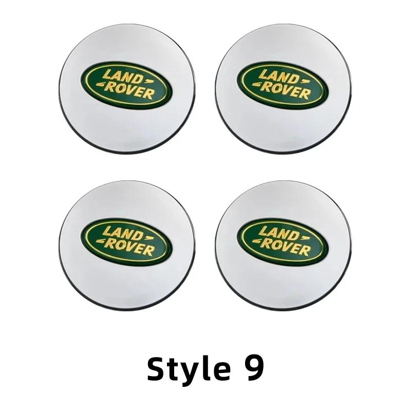 For Land Rover Range Rover Freelander Defender Sport Evoque 3 4 L319 4pcs 62mm Wheel Center Cap Logo Hub Cover Badge Emblem SA1