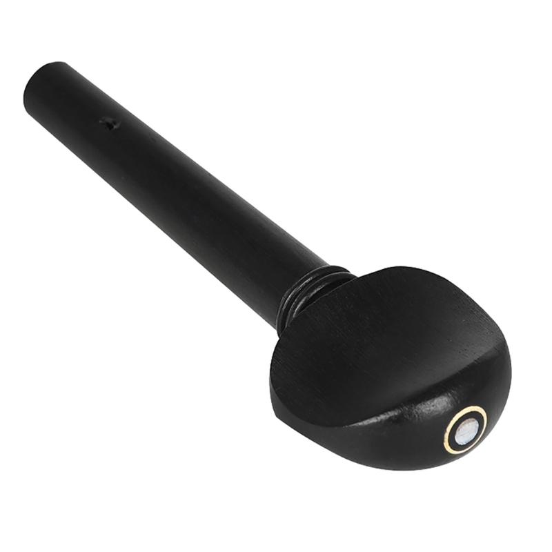 4Pcs Ebony Wood Viola Tuning Peg Tuner Viola Pegs Viola Shaft Handle Musical Intruments Parts & Accessories Enduring