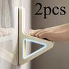 2 шт. Регулируемый настенный душевой табурет - Многоразовая пластиковая опора для беременных женщин и пожилых людей, Удобная подставка для ног, Регулируемая высота