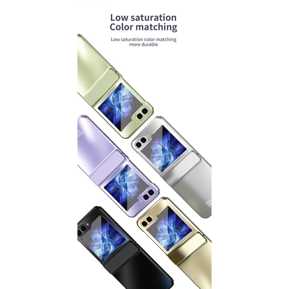 Роскошный жесткий пластиковый противоударный защитный чехол для телефона с матовым покрытием для Samsung Galaxy Z Flip 6 5 4 3, чехол с защитой шарниров