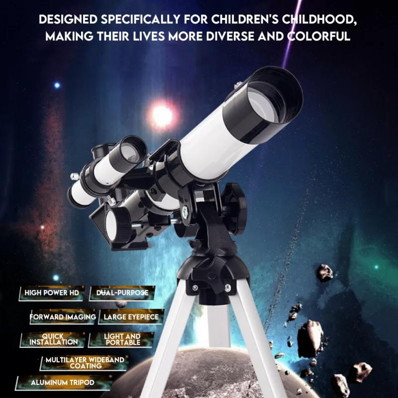 Professional Astronomical Telescope Powerful Monocular Long Range Binoculars Moon Space Planet Observation Gifts For Kid
