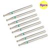 8pcs Diamond Nail Drill Bits Set Cuticle Cleaner Bit for Acrylic Nail Gel Removing Milling Cutter Manicure Machine Accessories