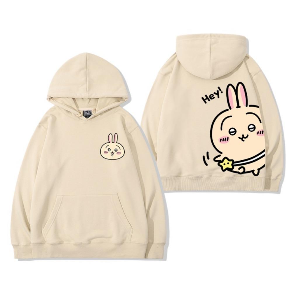 Ladies' Cute Hoodie Chiikawa Hooded Hoodie Hachiware Girls' Casual Sweater Usagi Loose Fashion Trend Women's Hoodie