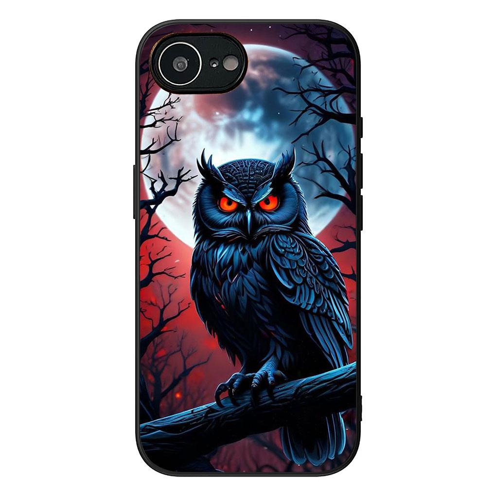 Soft Cover for Samsung Galaxy S22 S21 S20 FE Ultra Plus A35 A36 A55 A37 A33 A34 A57 Coque Phone Case Bird Owl Comics Lovely