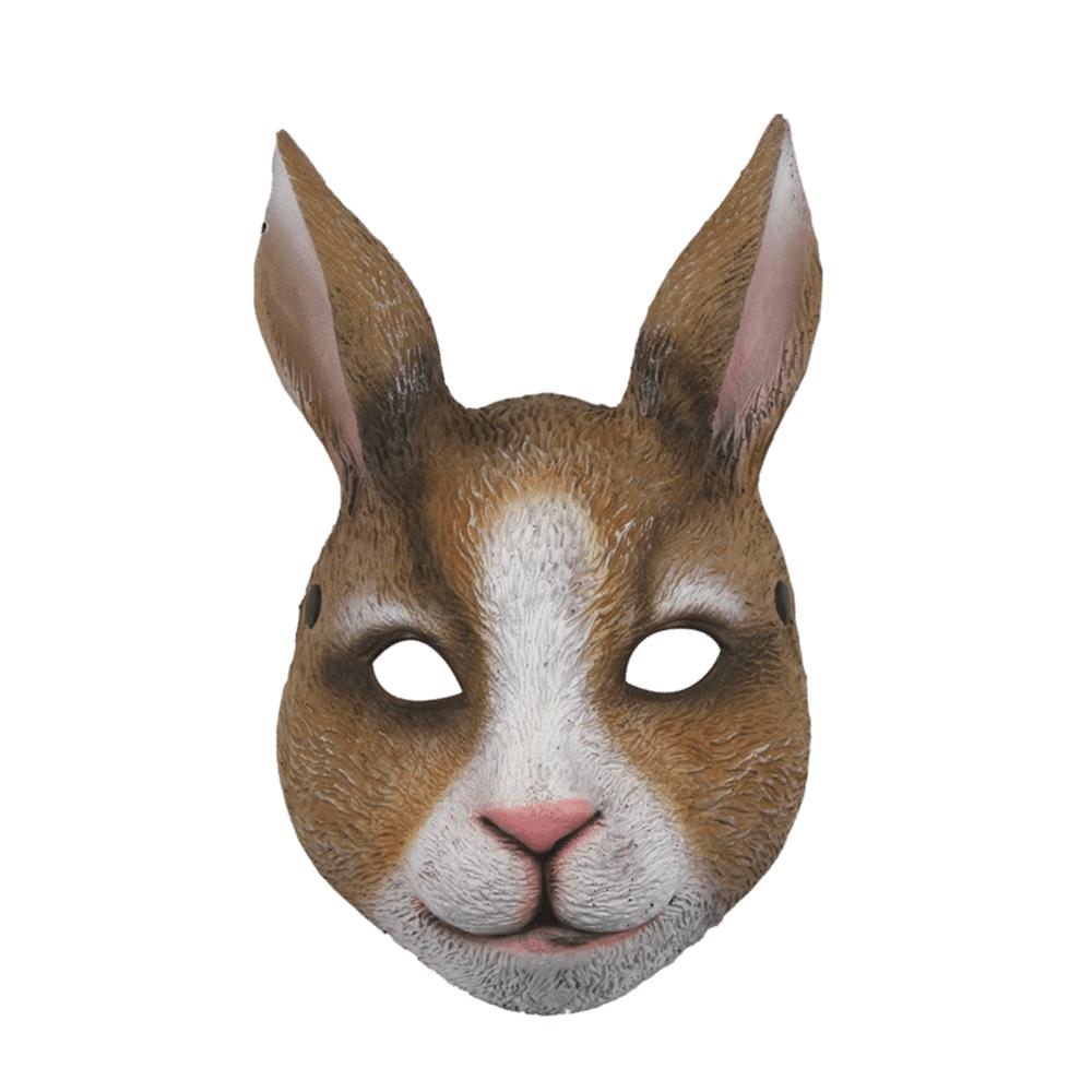 PU Bunny Masquerade Mask Anime Halloween Mask Fancy Rabbit Mask Cosplay