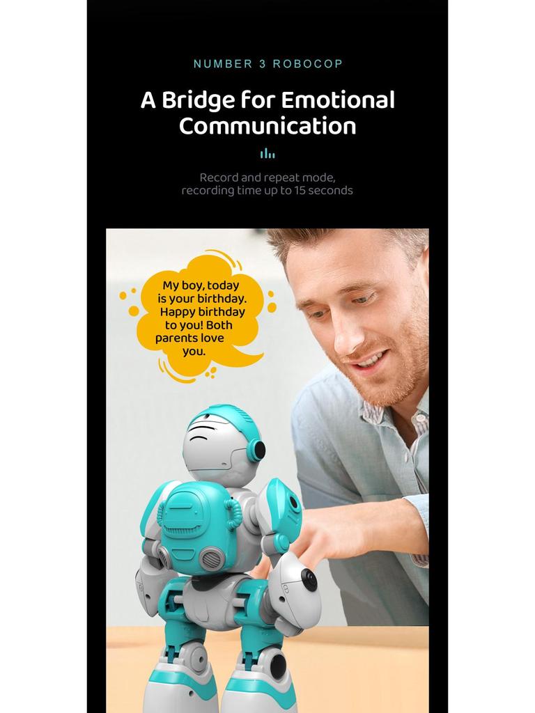 Умный танцующий робот с голосовым управлением и управлением жестами для детей