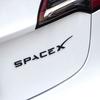 1 шт. Красивые АБС наклейки с логотипом букв Spacex для Model 3 X Y S CarRaer Эмблема багажника Значок Рестайлинг Аксессуары для автомобиля