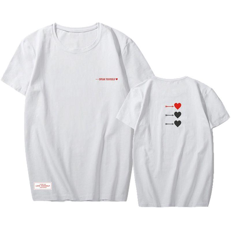 Tshirt Kpop Bts Love Speak Yourself Concert Tshirt Casual Tee Jk Rm Tops Jimin