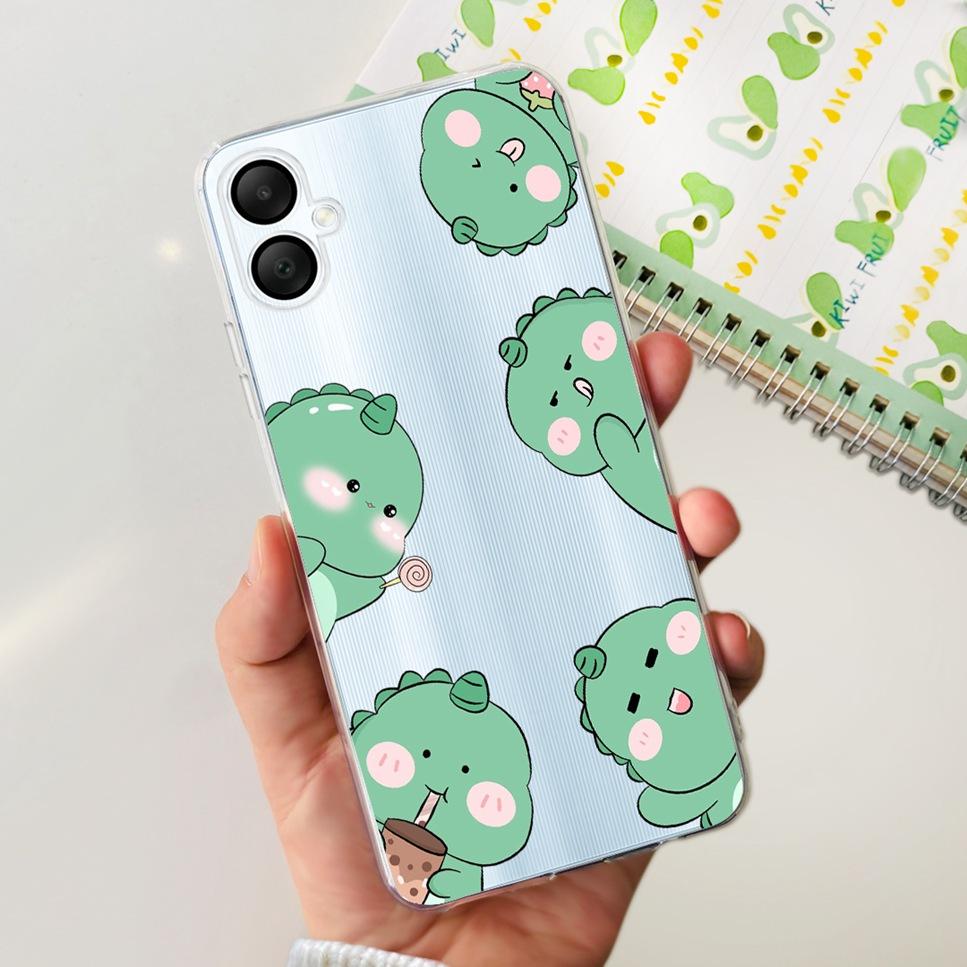 Case For Samsung Galaxy A06 4G 6.7" Cute Cartoon Astronaut Dinosaur Soft Silicon TPU Cover For Samsung A06 SM-A065F Phone Case