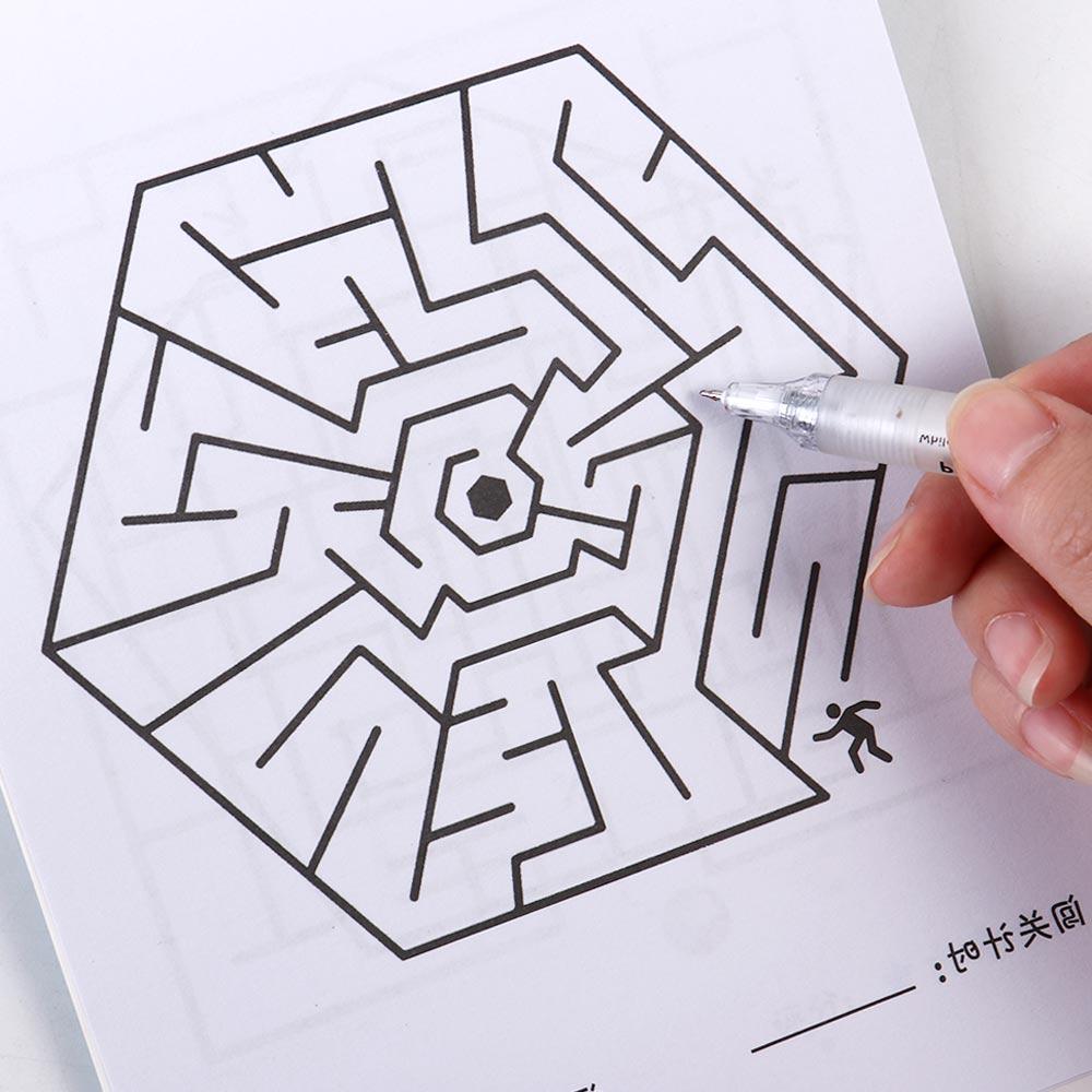 Книга-лабиринт Игра-лабиринт Головоломка Интеллектуальная детская развивающая игрушка Лабиринт Обучающая книга Студент