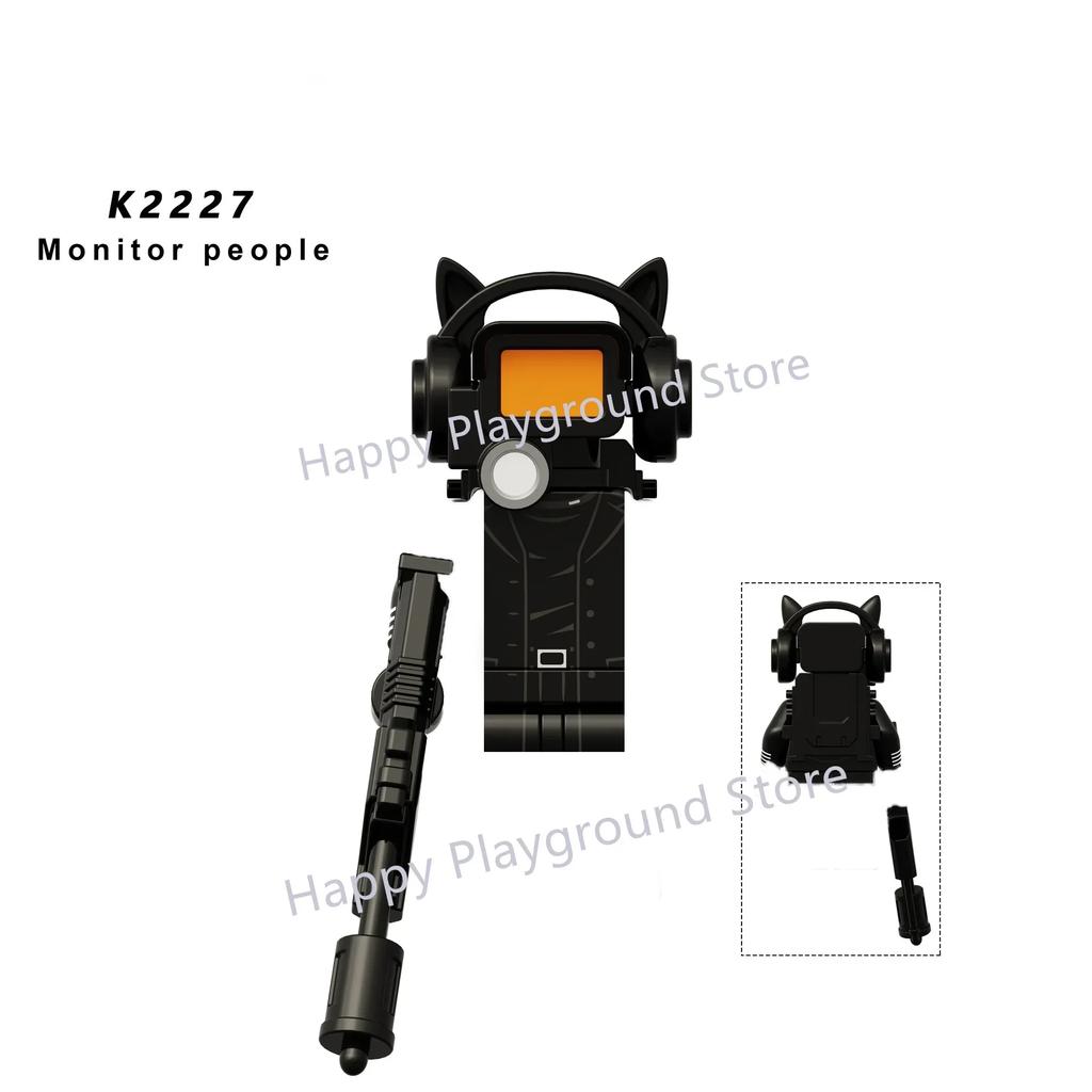 Скибиди Туалетный Человек Аниме Мультфильм Кубики Куклы Камерамен Спикермен ТВ Человек Мини Фигурки Действия Кубики Строительные Блоки