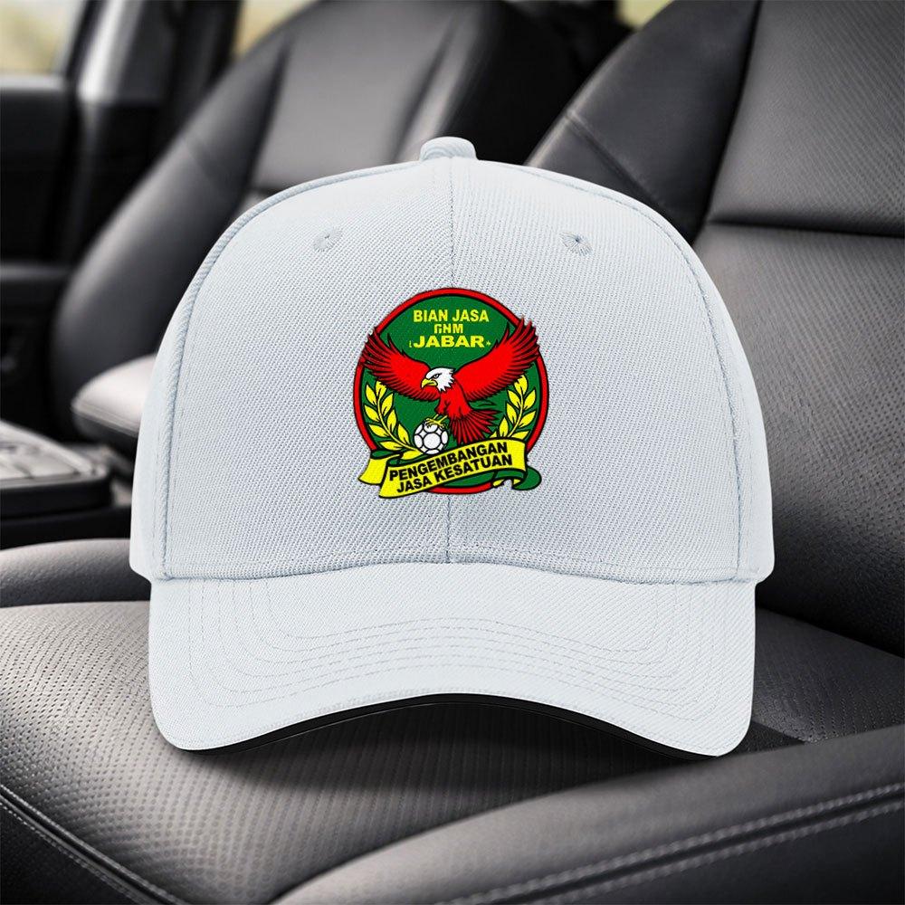Indonesian JABAR Eagle Baseball Cap Black Adjustable Duckbill Hat Unisex Outdoor Sports Cap