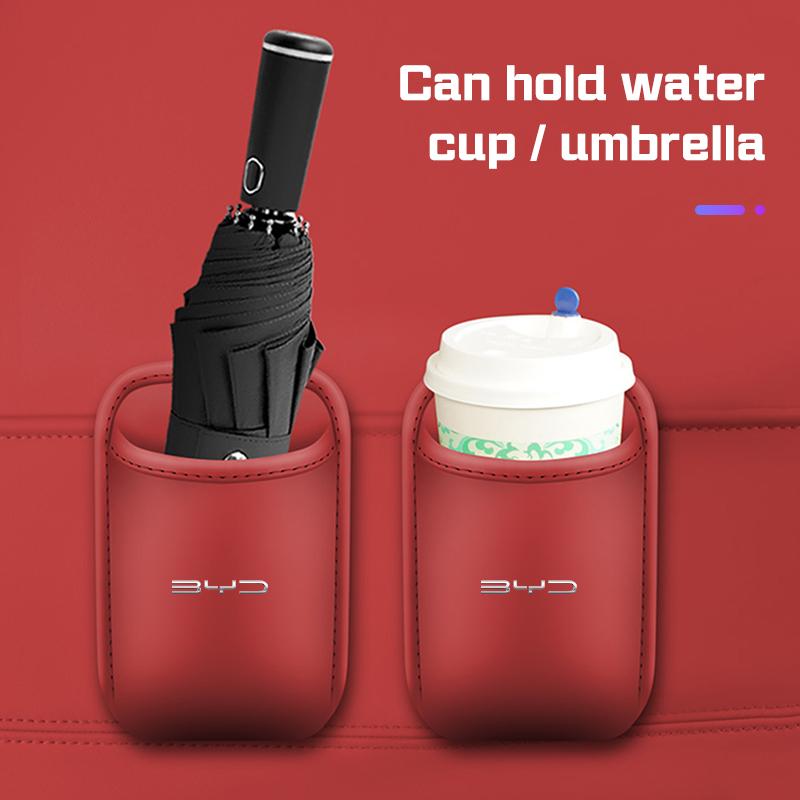 Car Cup Holder for BYD Atto 3 Dolphin Seal Seagull Sealion Dolphin Song Plus Yuan Seat Back/ Door Side Hanger Storage Organizer